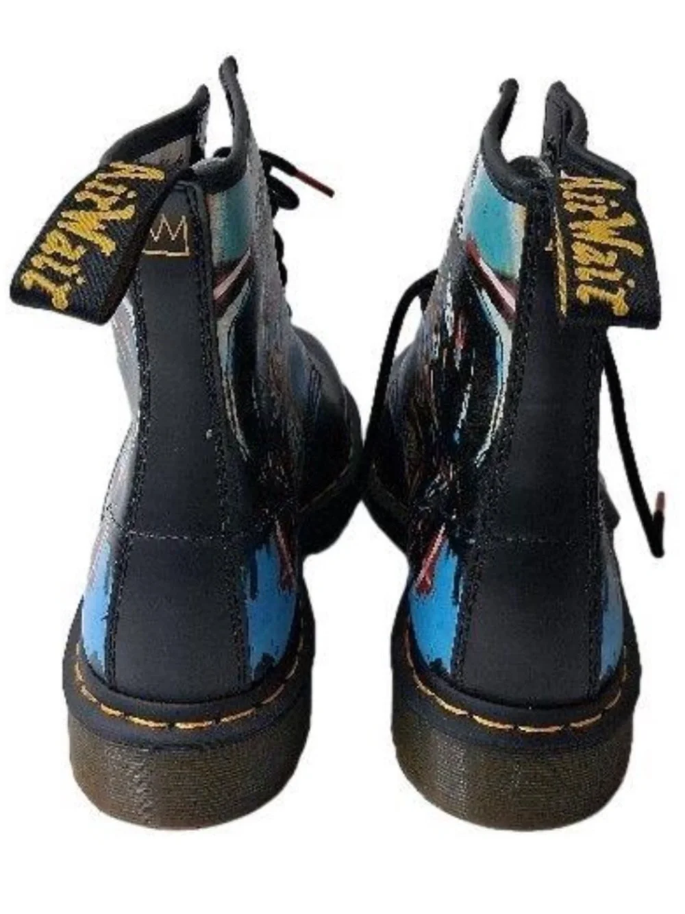 NWT Lmtd Ed. Dr. Martens 1460 Jean Michel Basquiat II Boots. UK9 (US 10M/US 11W)